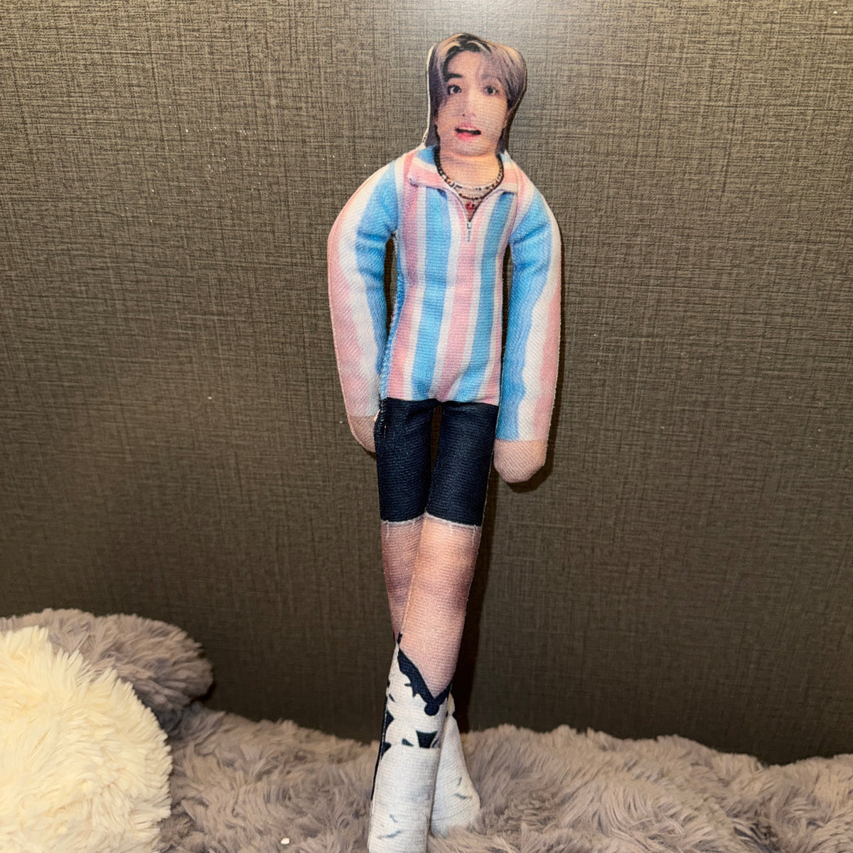 Bendable, Twistable Stray Kids Doll—HAN