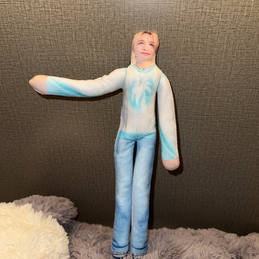 Bendable, Twistable Stray Kids Doll—Hyunjin