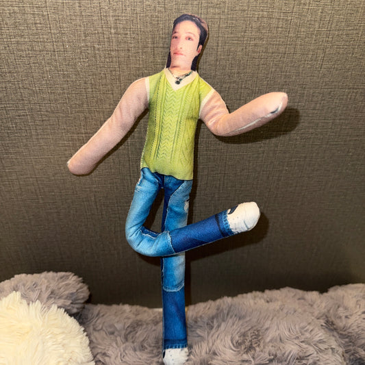 Bendable, Twistable Stray Kids Doll—Bang Chan