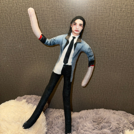 Bendable, Twistable Stray Kids Doll—Hyunjin
