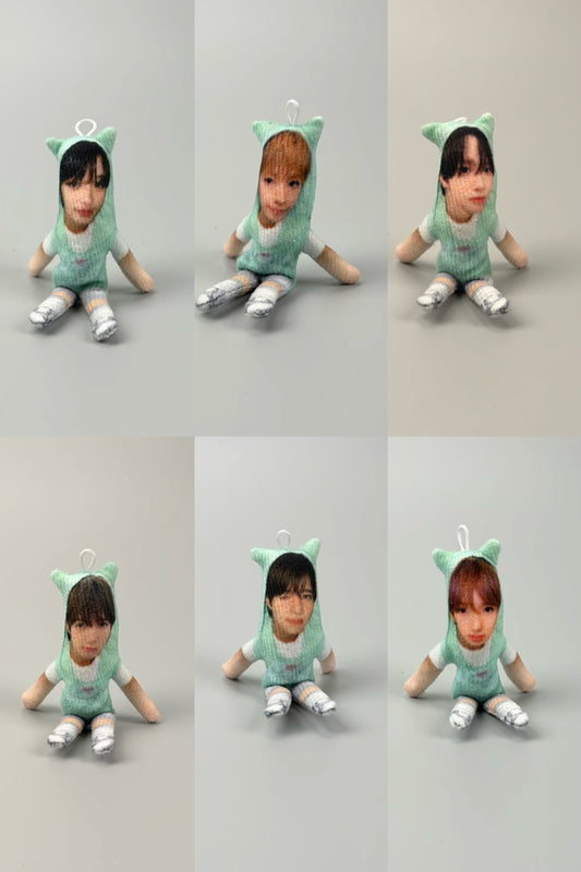10cm NCT WISH-Inspired Rat Jerky Doll Set of 6
