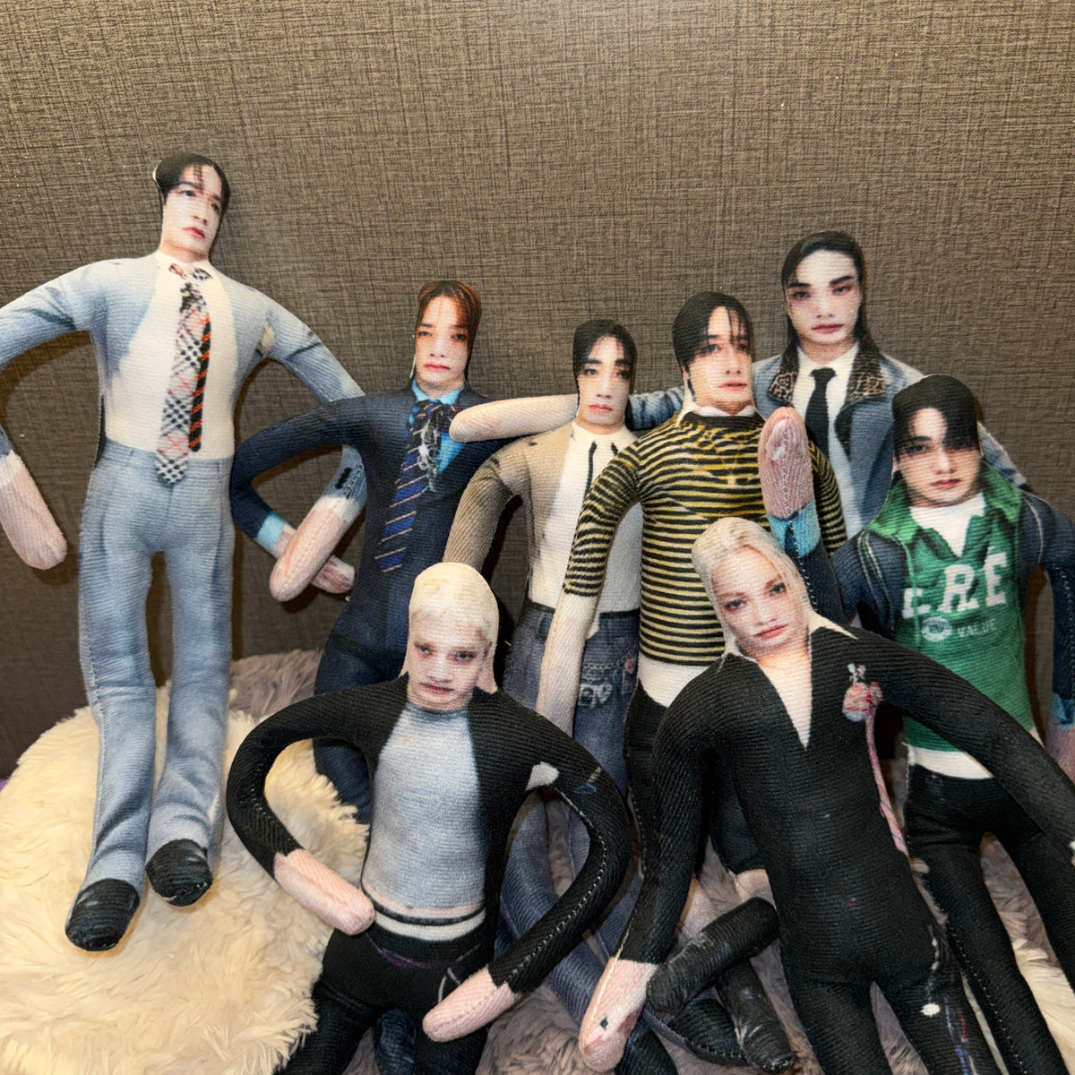 Bendable Twistable Stray Kids Doll - 8-Member Full Set