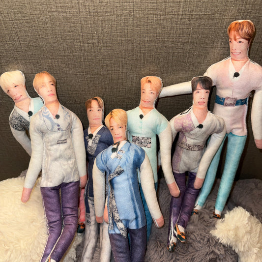 Bendable, Twistable BTS Doll—7-Member Full Set (Style Set 2)