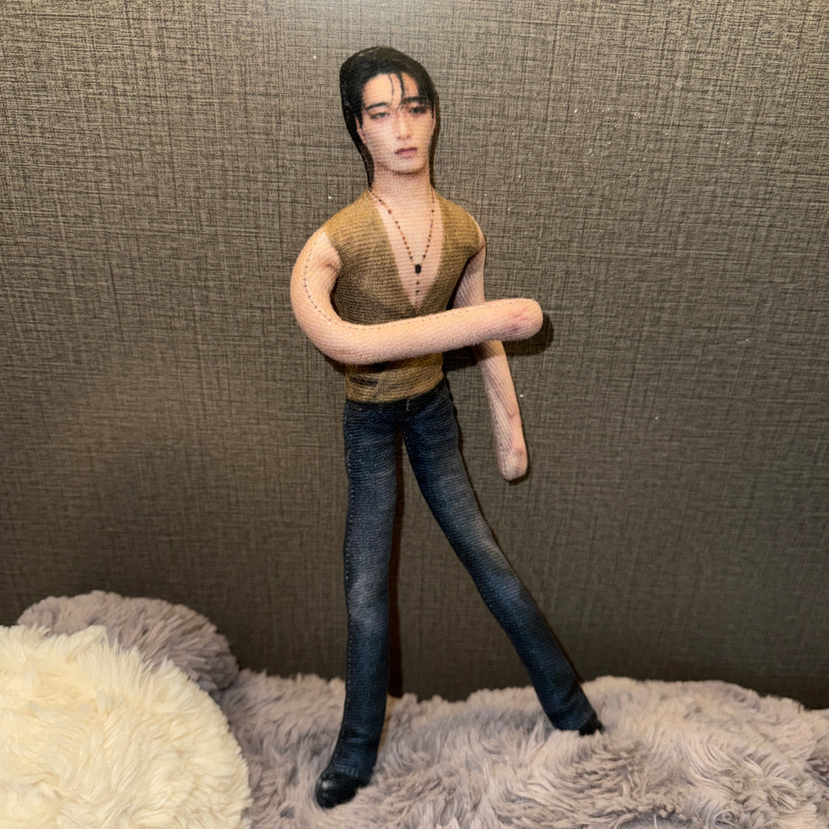 Boneco ATEEZ Articulado e Torçável — Conjunto Completo com os 8 Membros