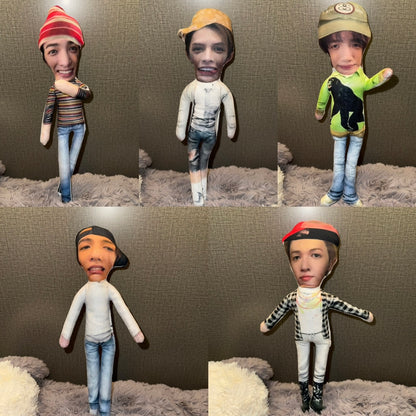 Bendable, Twistable CORTIS Doll—5-Member Full Set