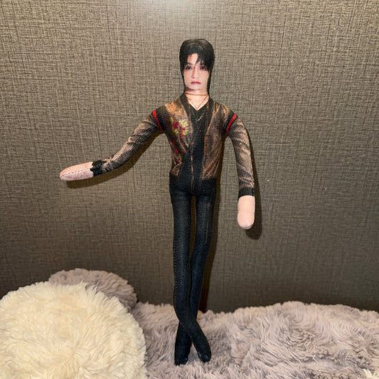 Bendable, Twistable ATEEZ Doll—Wooyoung