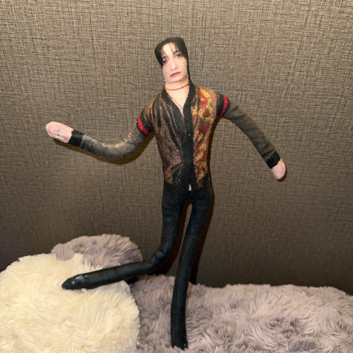 Bendable, Twistable ATEEZ Doll—Wooyoung