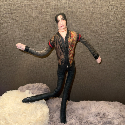 Bendable, Twistable ATEEZ Doll—Wooyoung