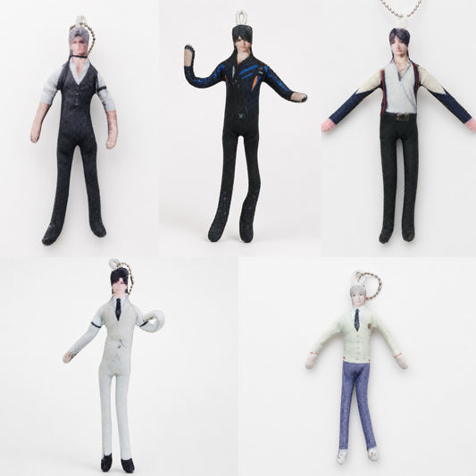 15cm Love and Deepspace-Inspired Rat Jerky Doll Set of 5