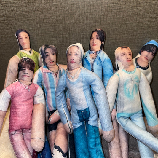 Bendable, Twistable Stray Kids Doll—8-Member Full Set